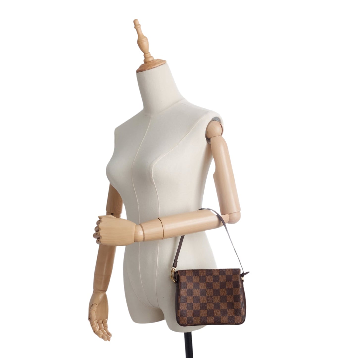 Louis Vuitto Trousse Damier Ebene Mini Bag