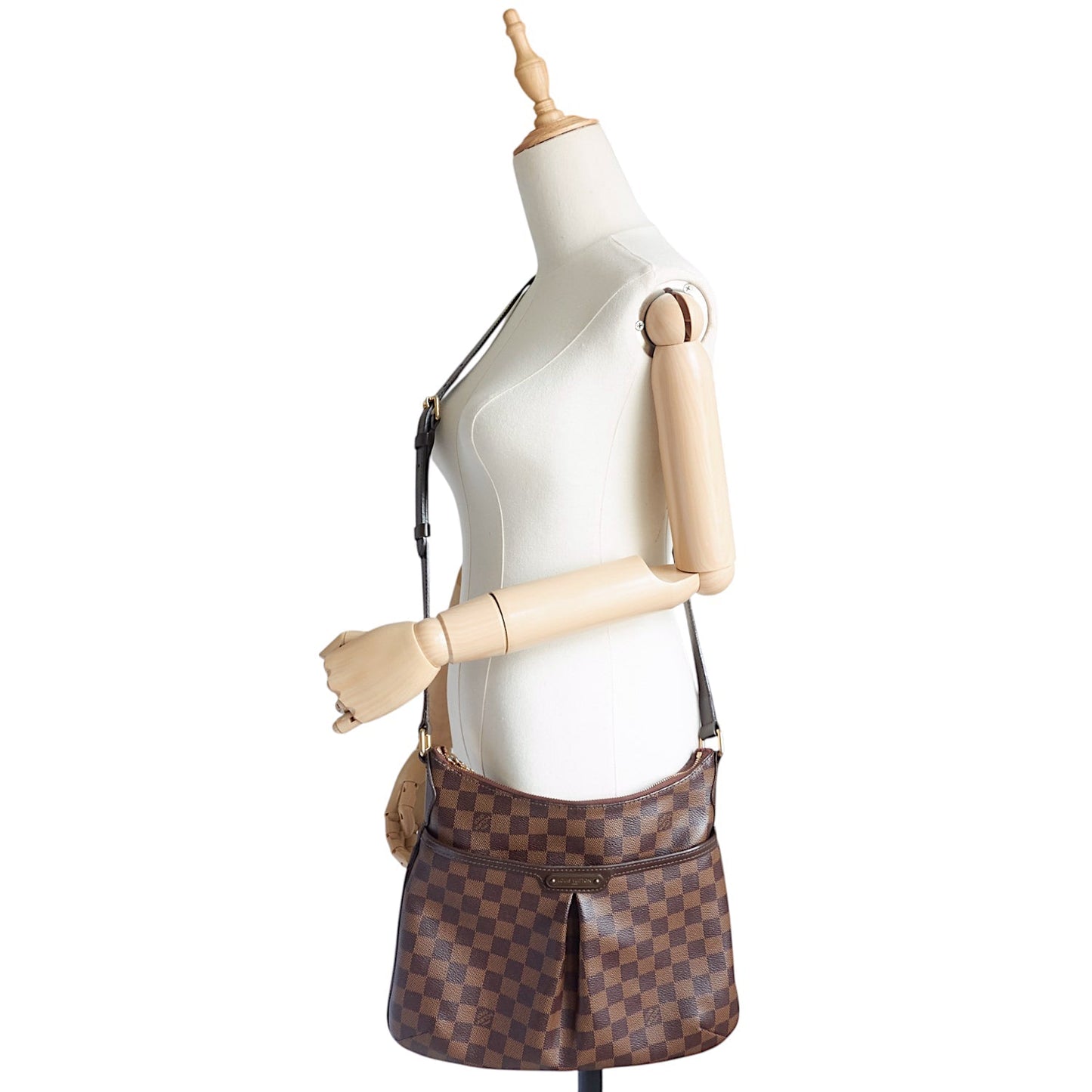 Louis Vuitto Bloomsbury PM Damier Ebene Canvas Bag