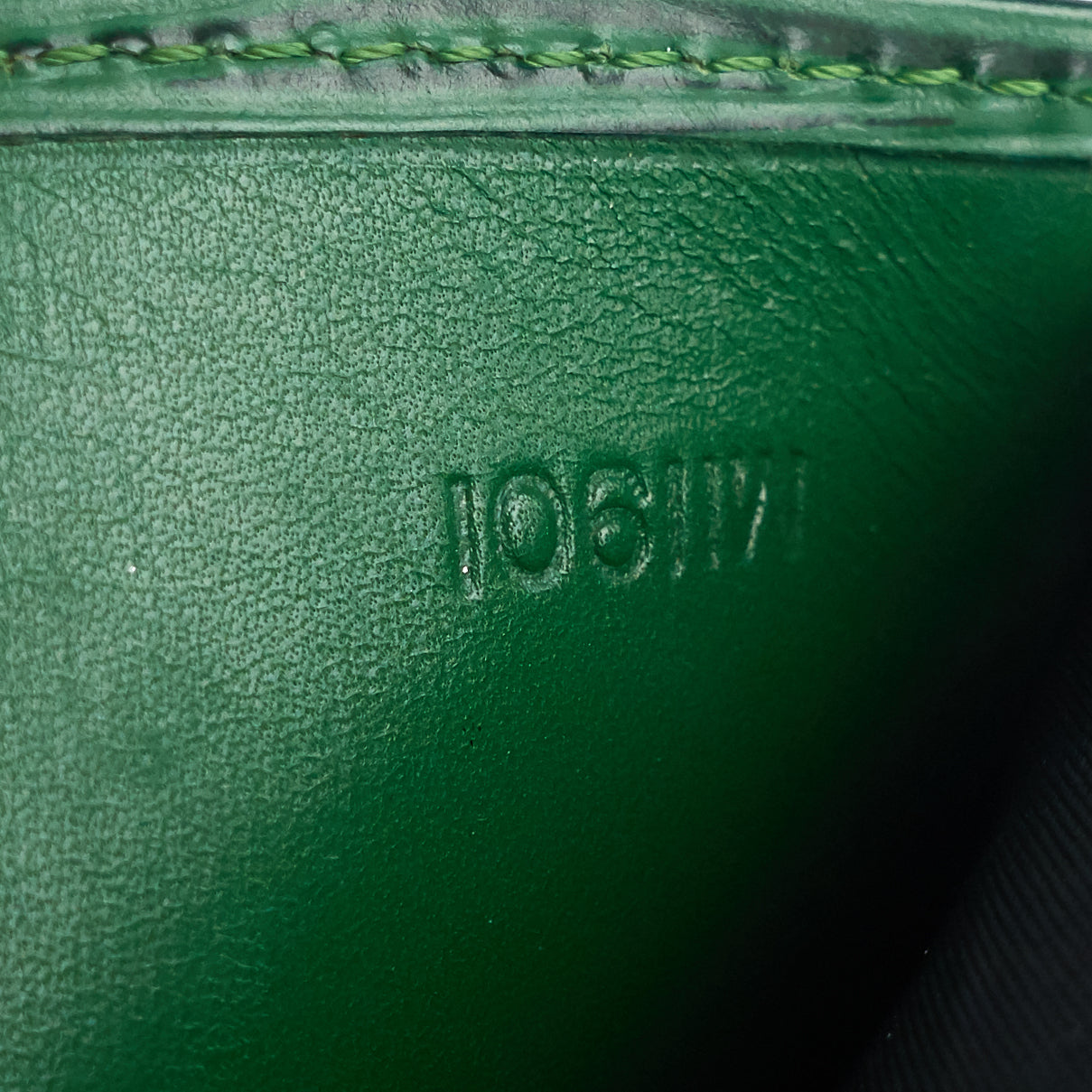 Louis Vuitto Marco Green Epi Leather Wallet