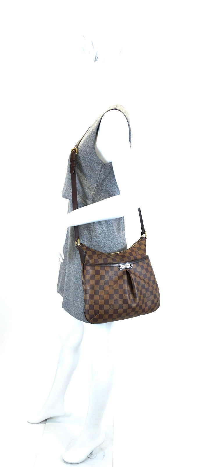 Louis Vuitto Bloomsbury PM Damier Ebene Canvas Bag