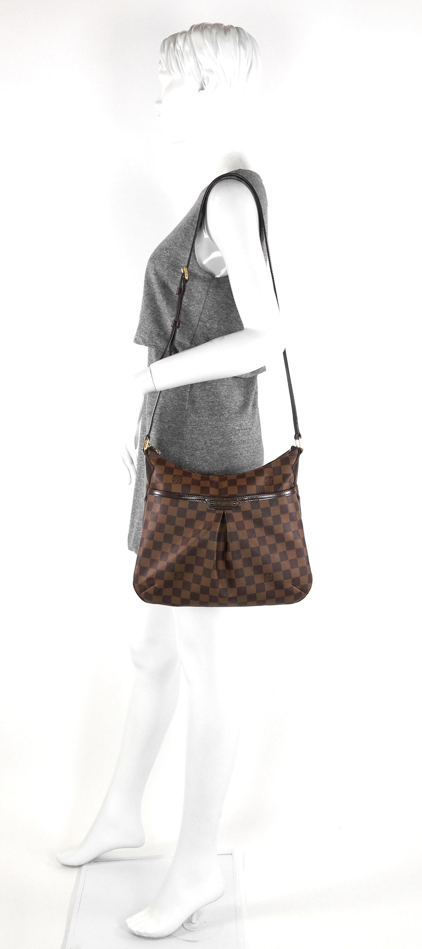 Louis Vuitto Bloomsbury PM Damier Ebene Canvas Bag