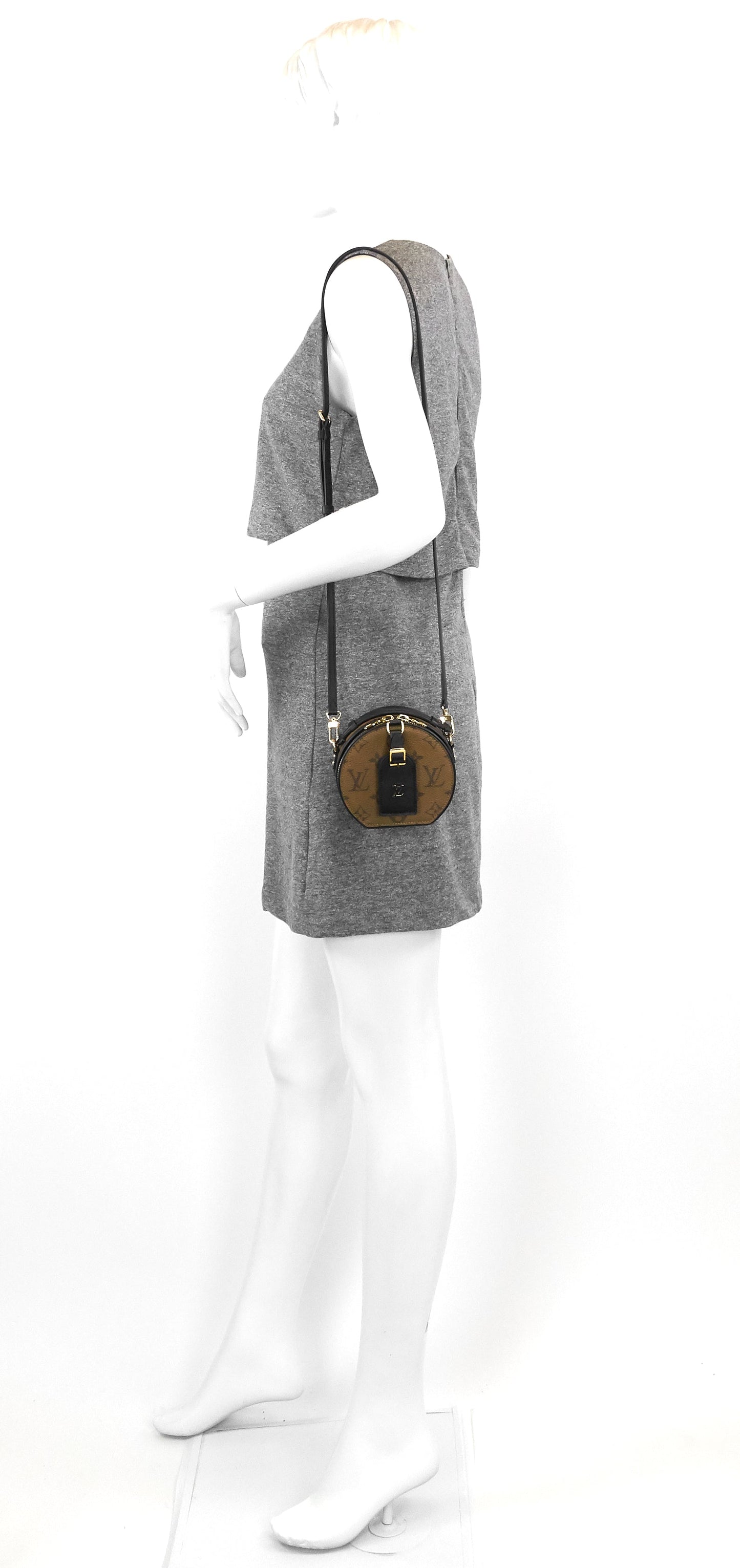 Louis Vuitto Mini Boîte Chapeau Monogram Reverse Canvas Bag