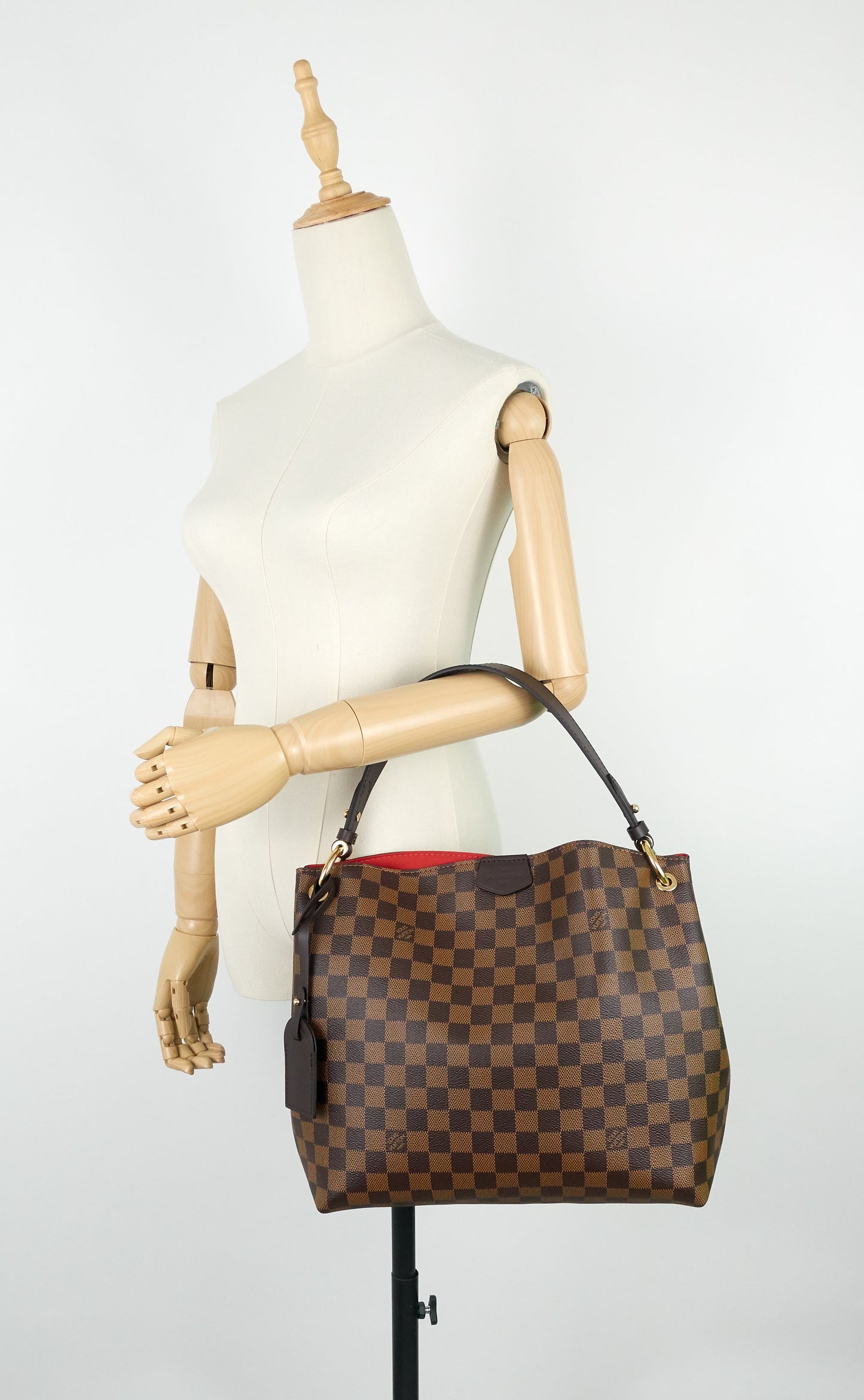 Louis Vuitto Graceful PM Damier Ebene Canvas Bag