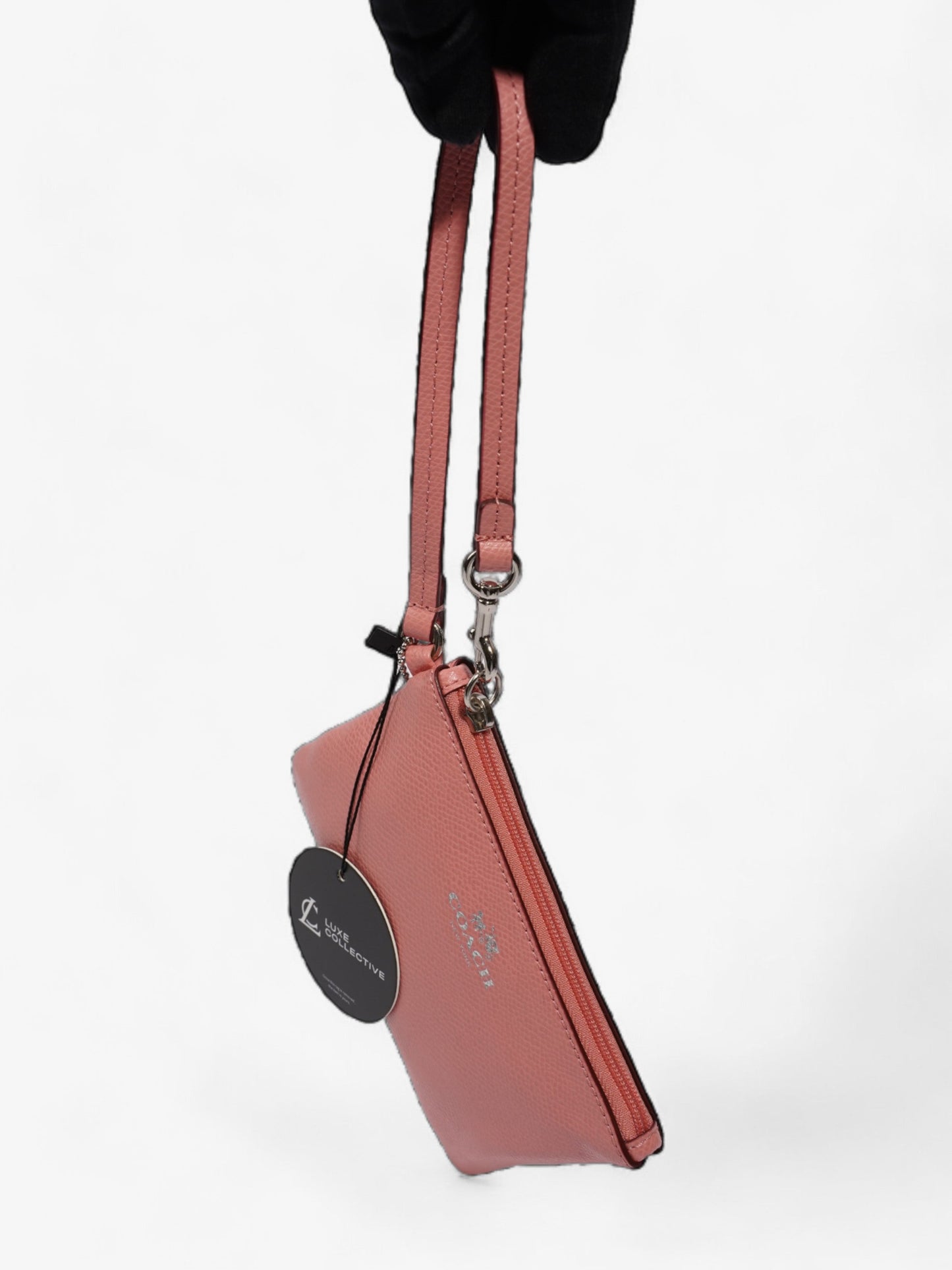 Coach Wristlet Salmon Leather