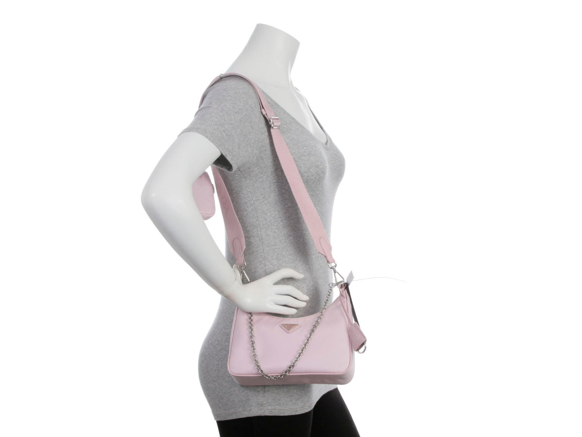 Prada Pink Re-Nylon 2005 Re-Edition Bag