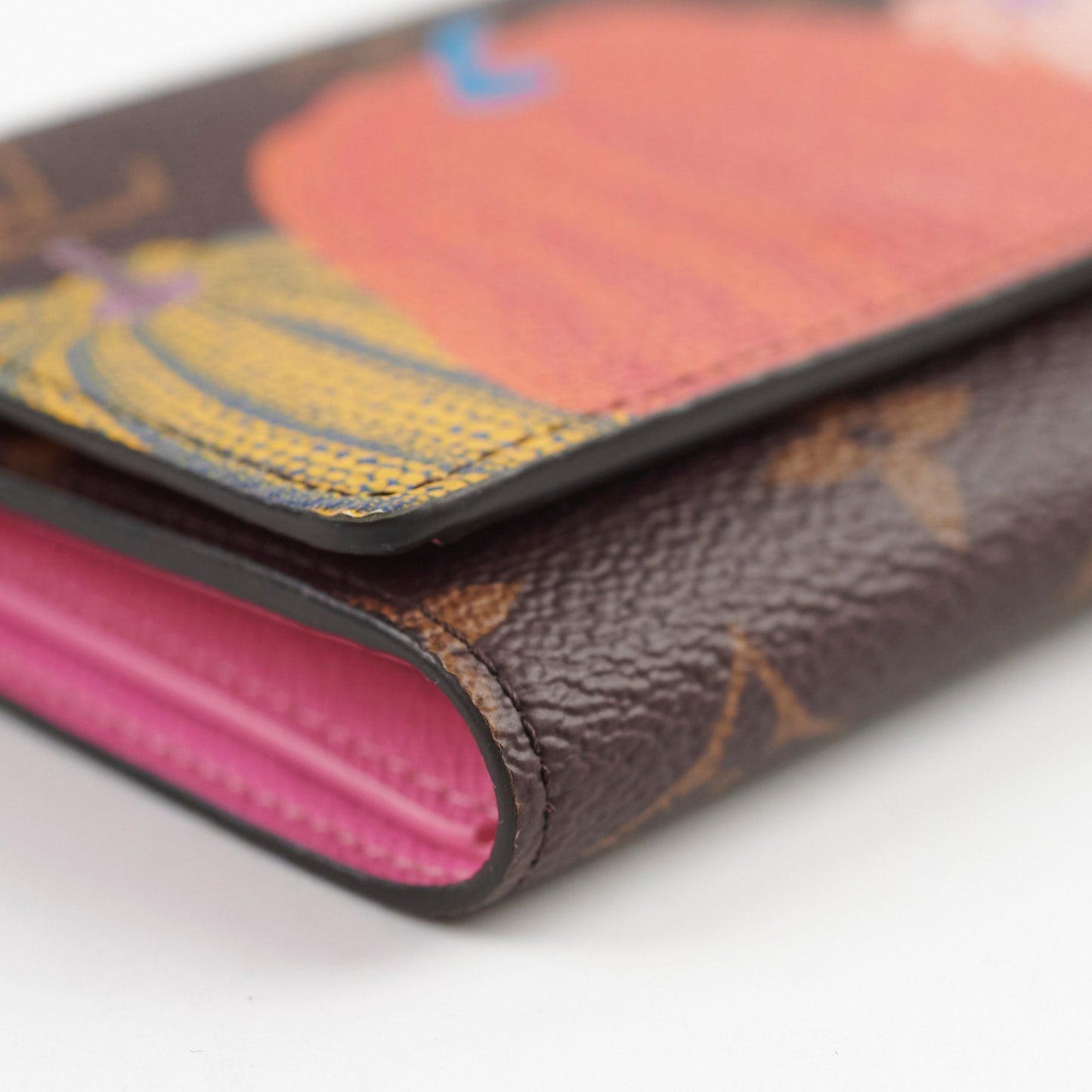 Louis Vuitton x Yayoi Kusama Pumpkin Fold Wallet Monogram