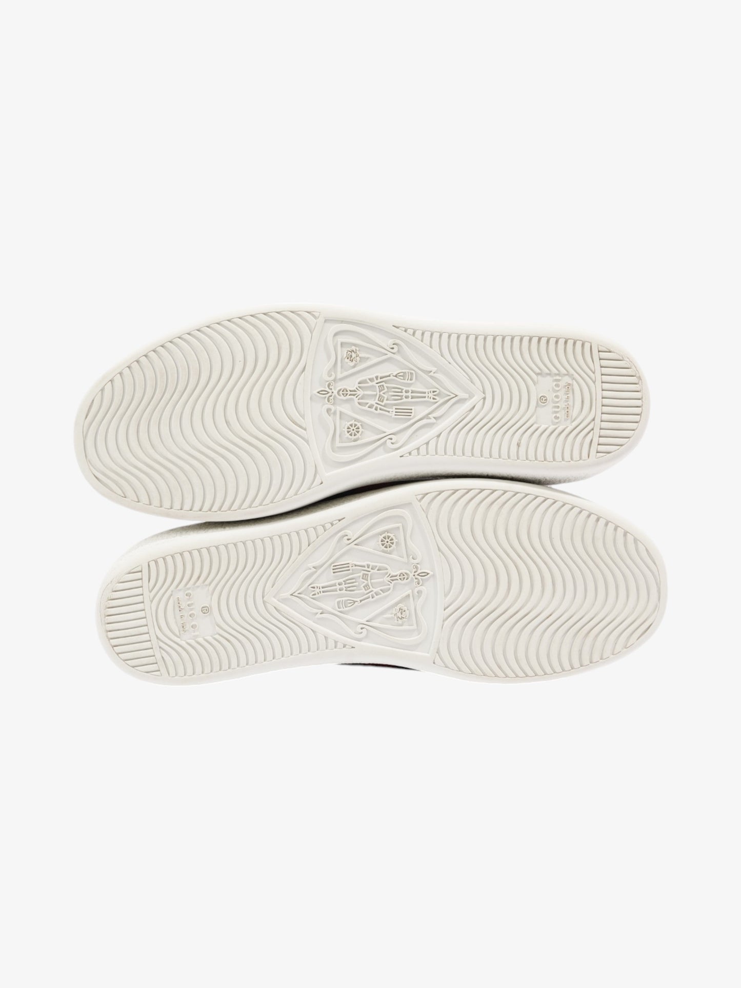 Gucci GG Supreme Ace Beige / Navy / Red Canvas EU 38 UK 5