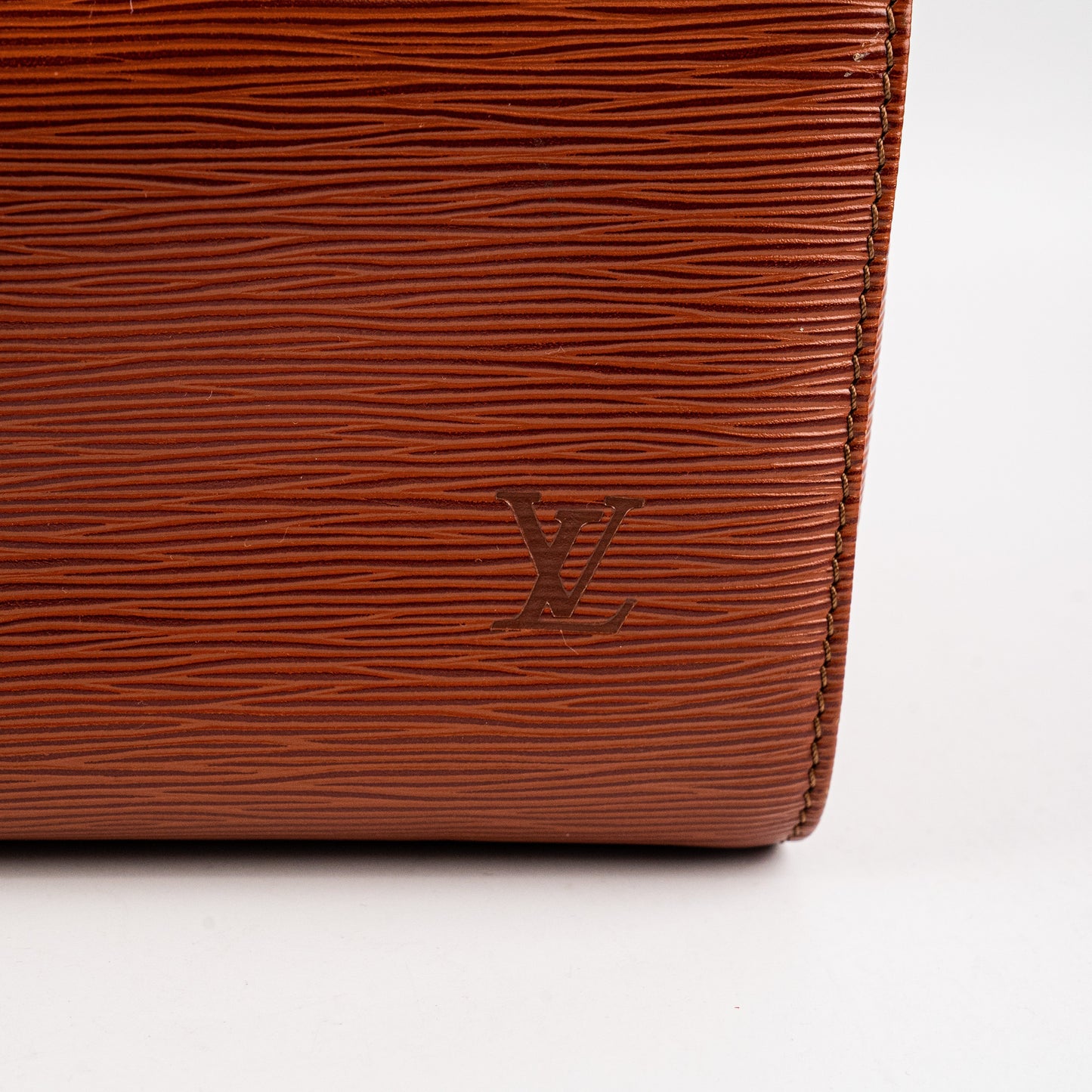 Louis Vuitton Vintage Speedy 30 Epi Leather Brown