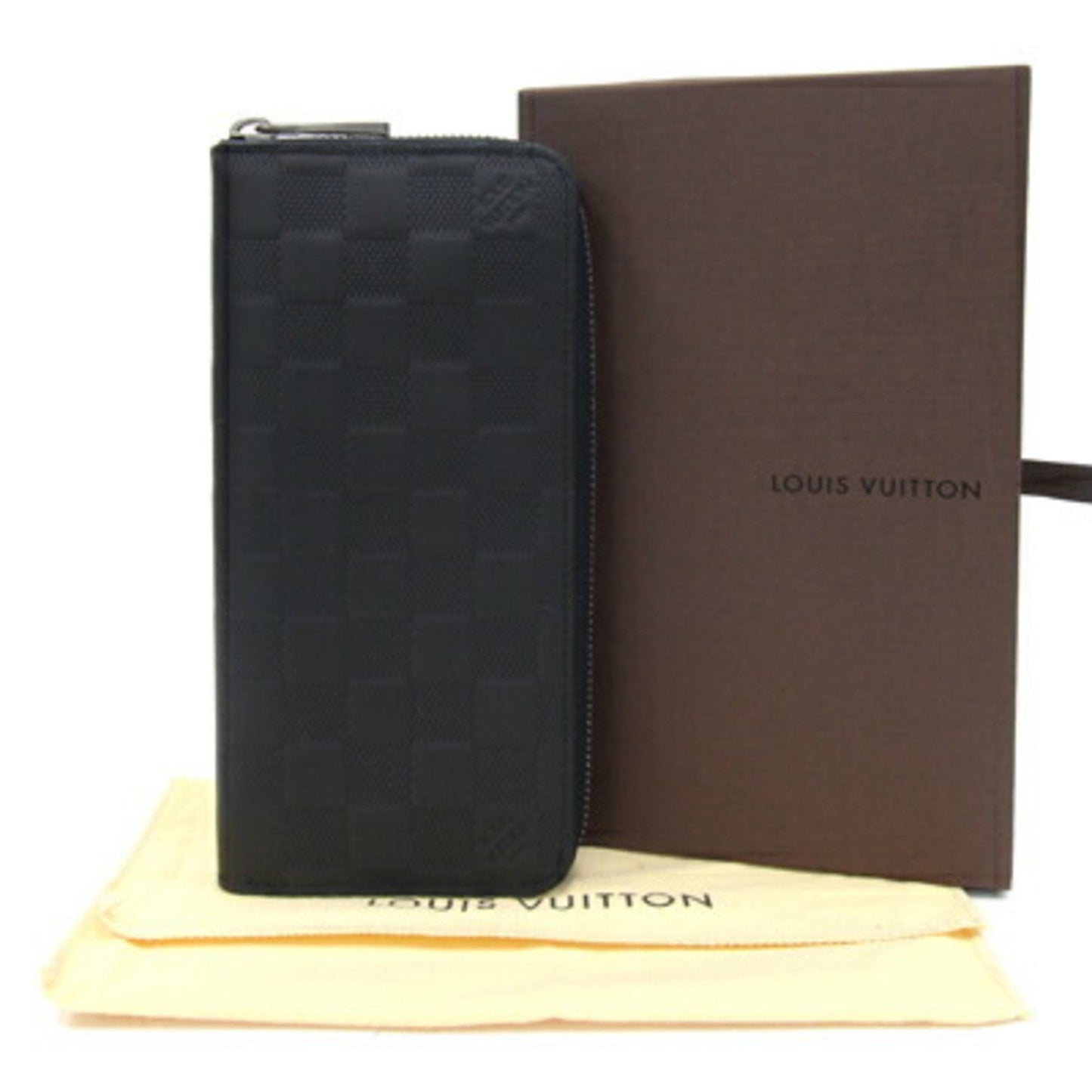 Leather Zippy Wallet with Box and Dust Bag