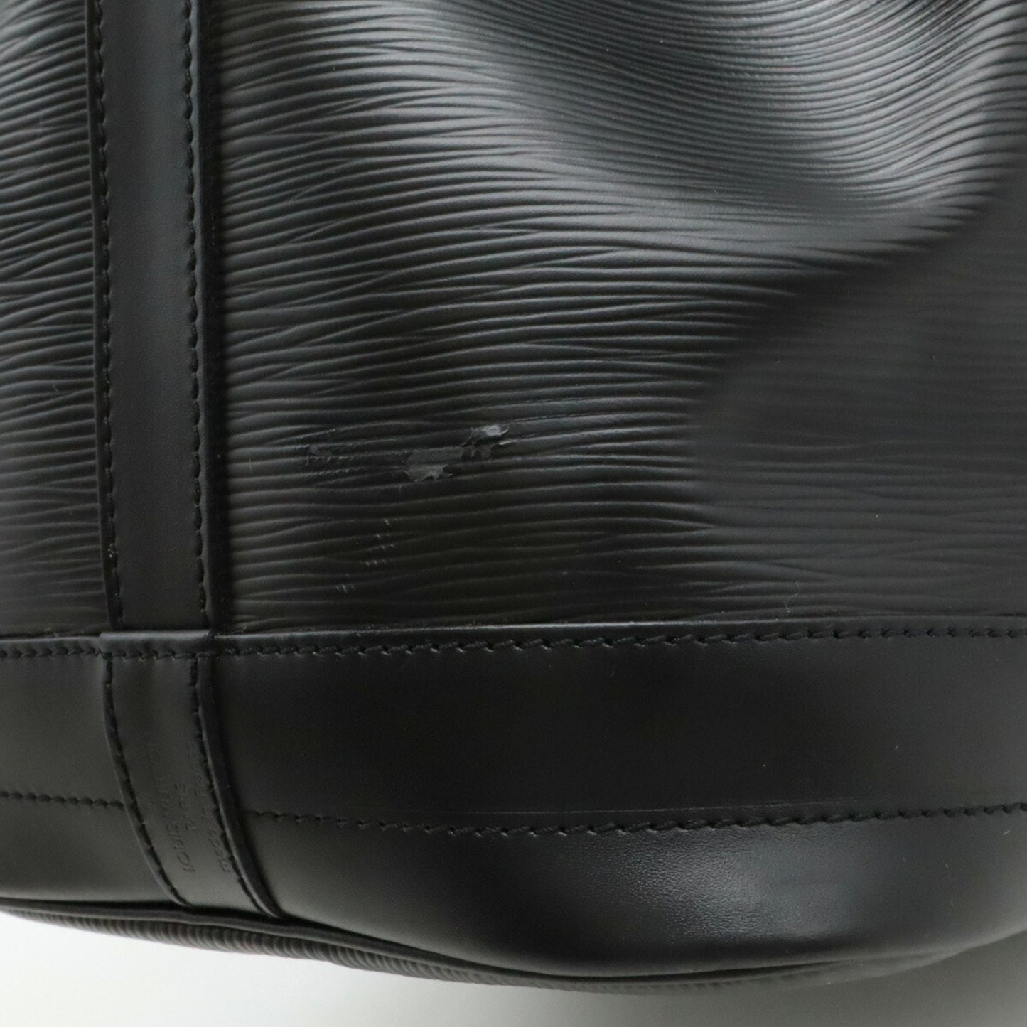Leather Bucket Bag with Drawstring Closure