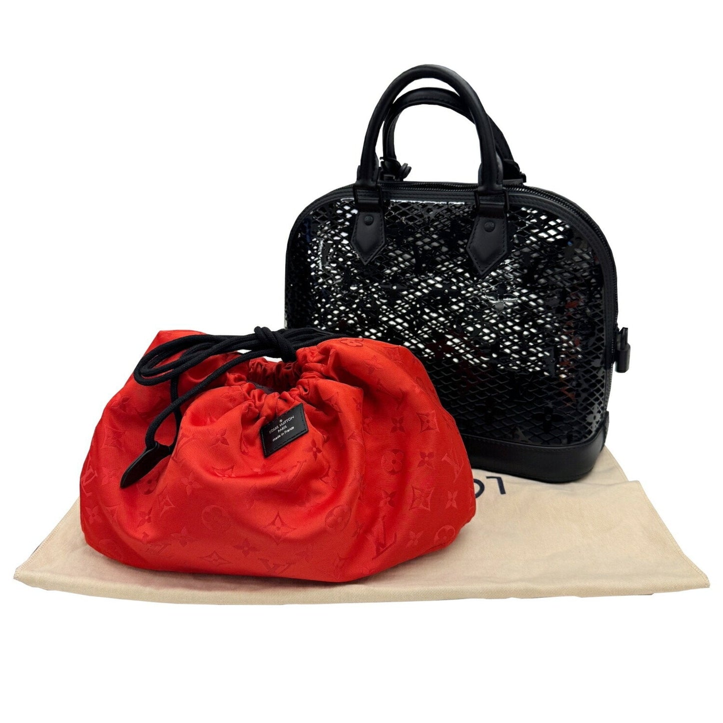 Leather Alma Handbag with Dust Bag