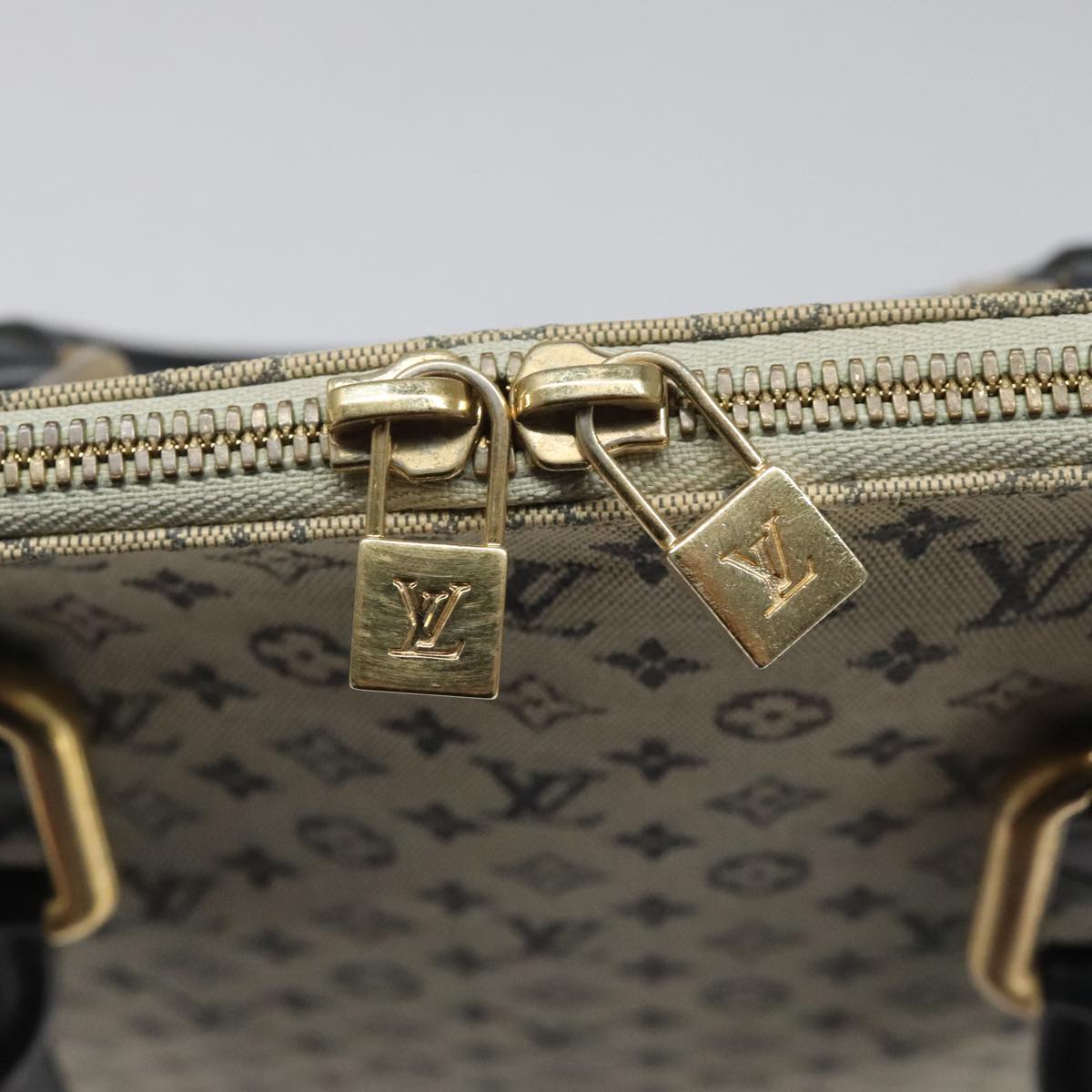 Canvas Mini Handbag with Slight Wear