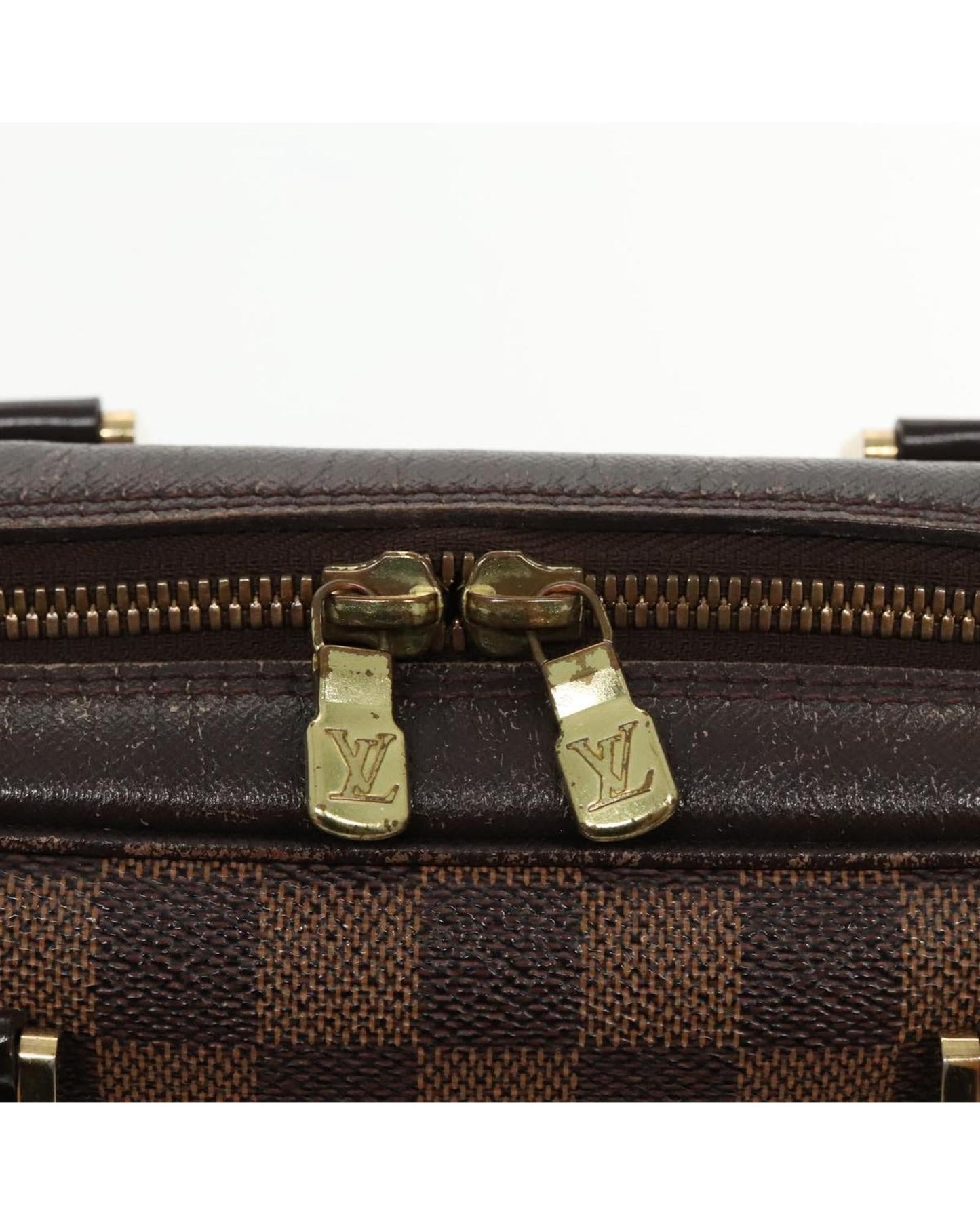 Damier Ebene Brera Hand Bag with Design