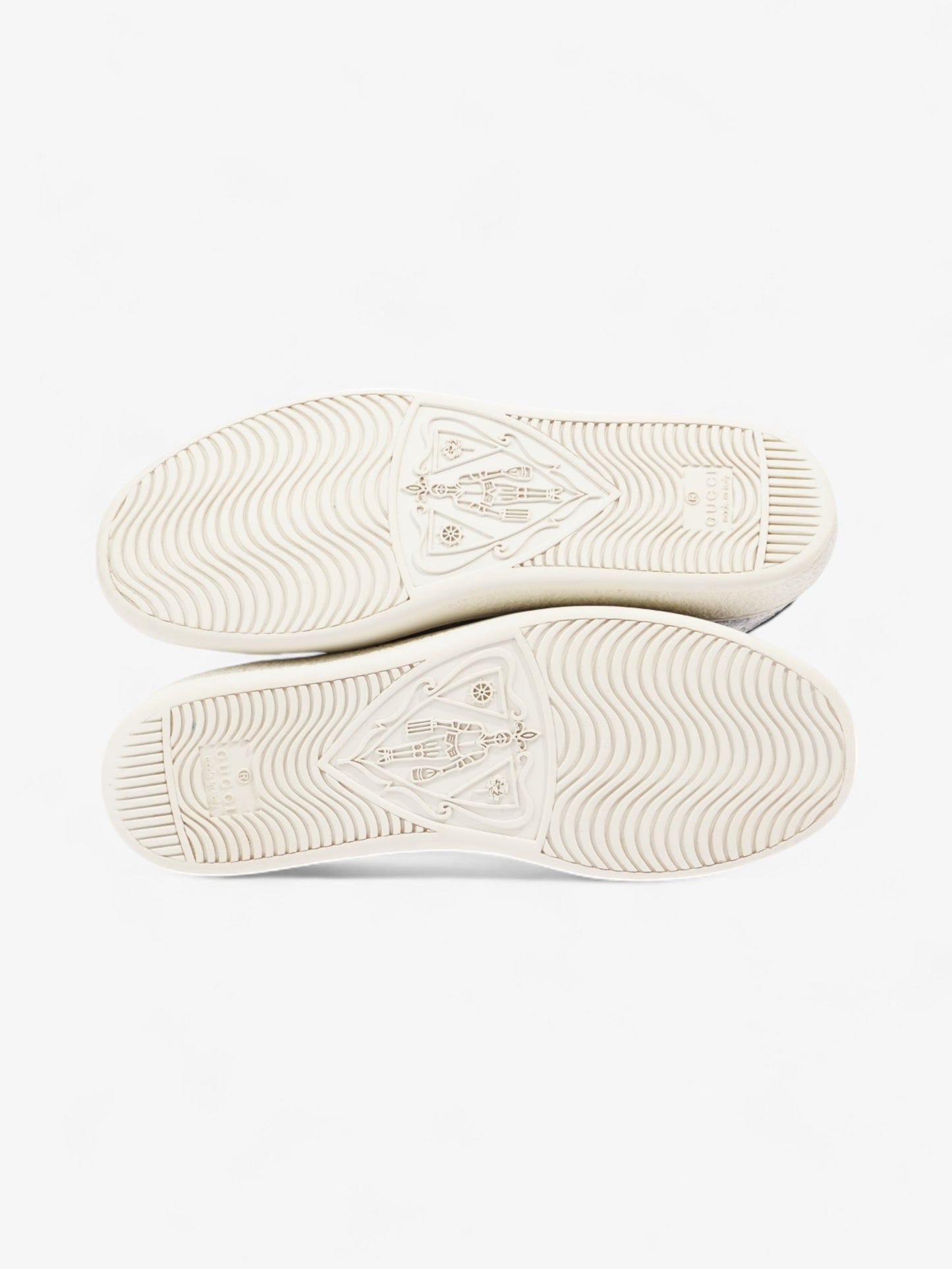 Gucci Brooklyn GG Supreme Sneakers Beige / Navy Canvas EU 36 UK 3