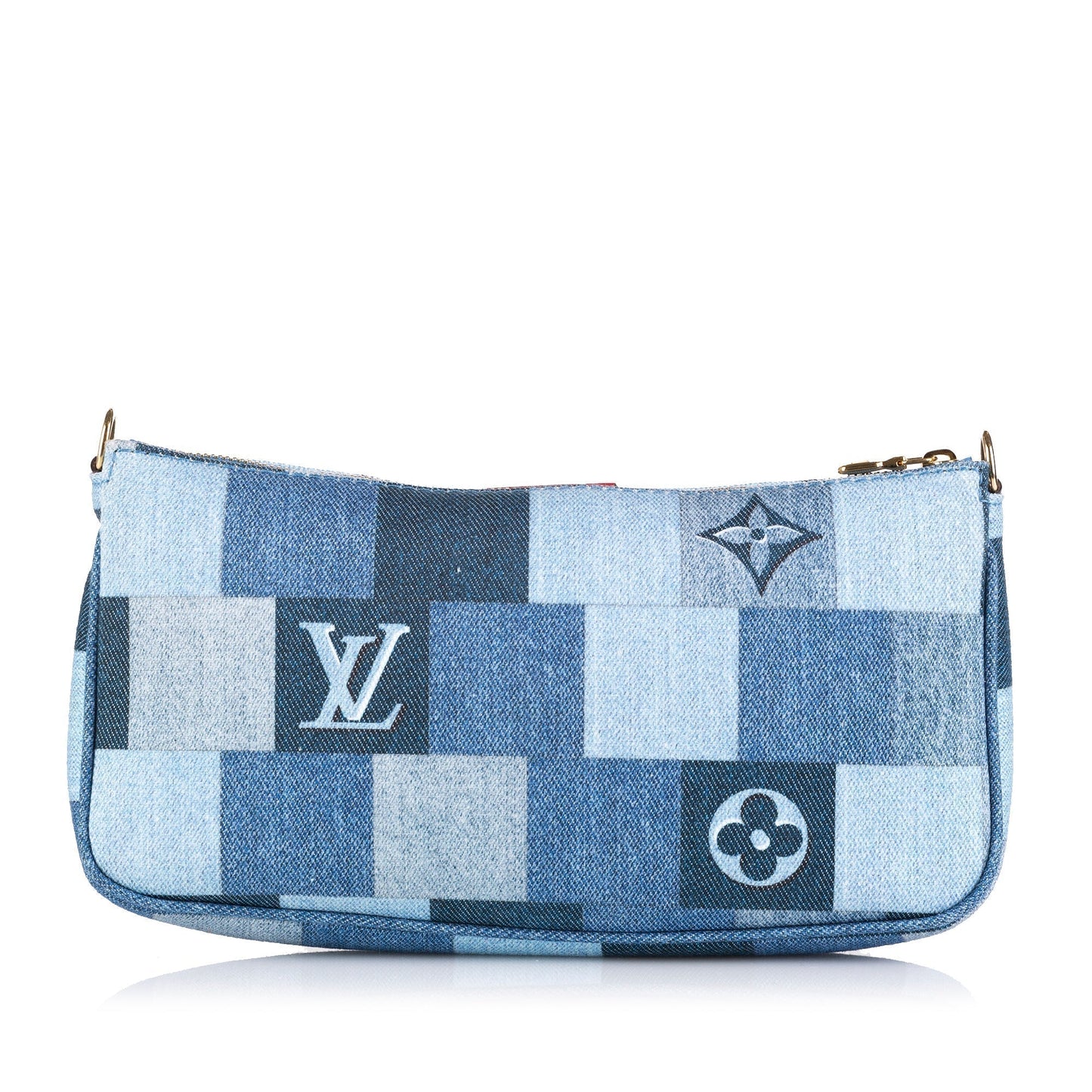 Louis Vuitton Multi-Pochette Accessoires Patchwork Monogram Denim