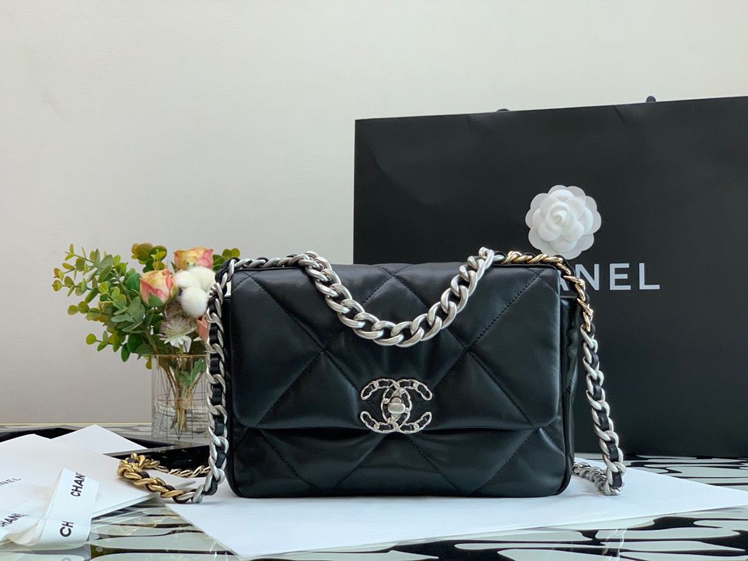 CHL Classic GlamIap Bag Black For Women 10.2in/26cm