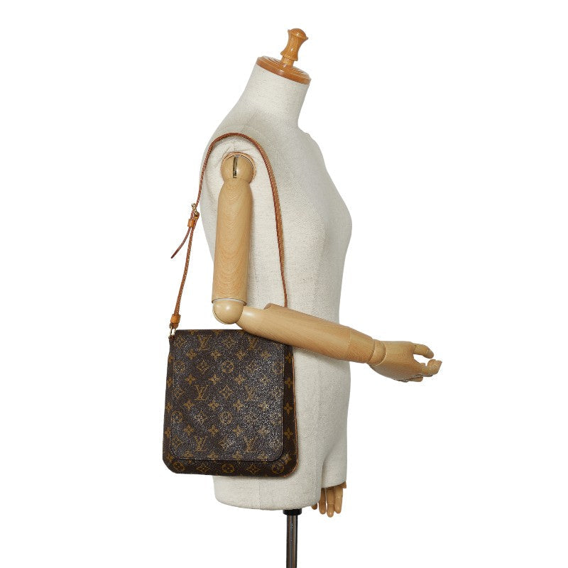 Louis Vuitton Monogram Salsa Short Shoulder Bag M51258 Brown PVC Leather Lady Louis Vuitton