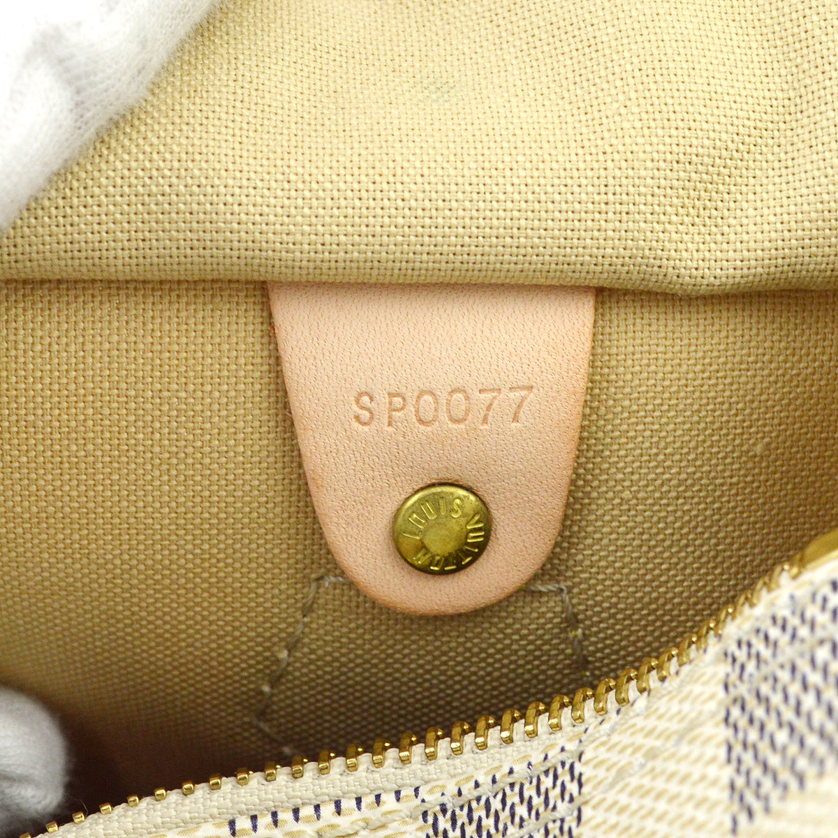 Louis Vuitton 2007 Damier Azur Speedy 25 Handbag N41534