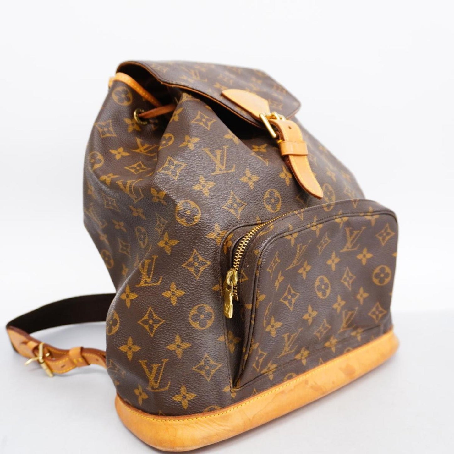Louis Vuitton Montsouris Gm Canvas Backpack Bag ()