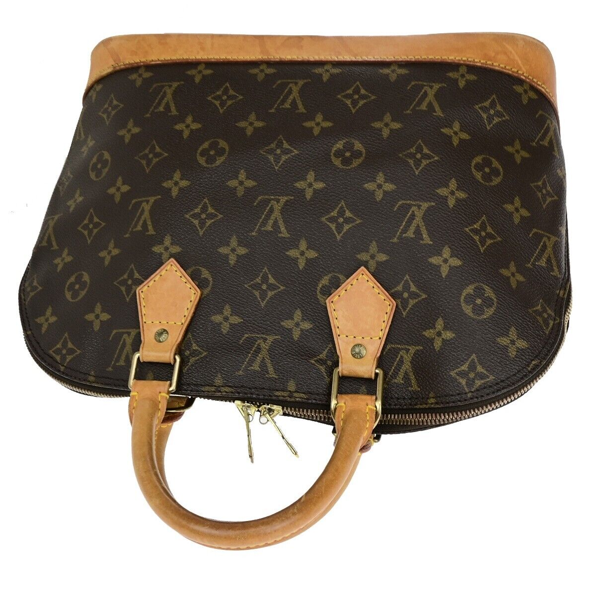 Louis Vuitton Alma Canvas Handbag