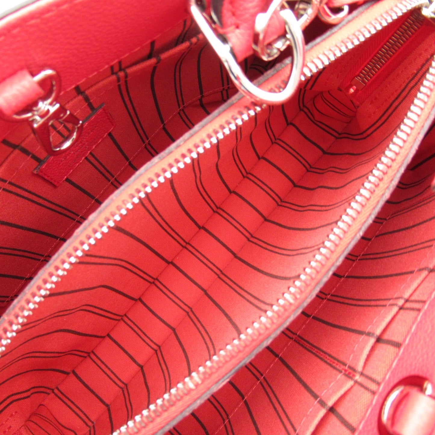 Louis Vuitton Montaigne BB Shoulder Bag Leather Monogram Emplant Pink M54199