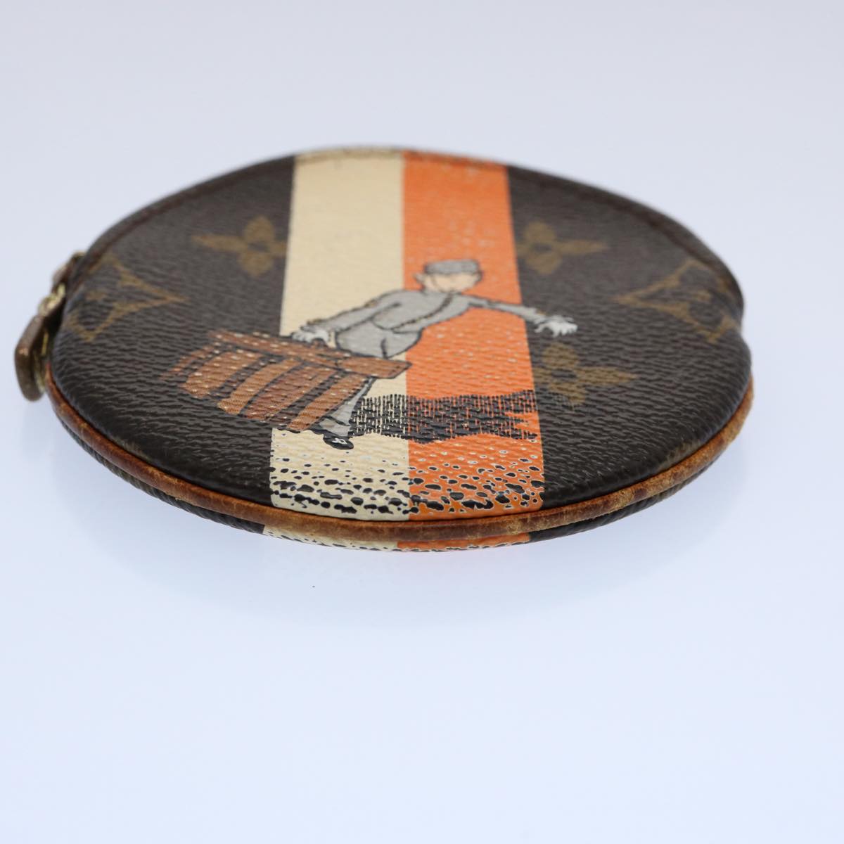 Louis Vuitton Porte Monnaie Rond Canvas Wallet ()