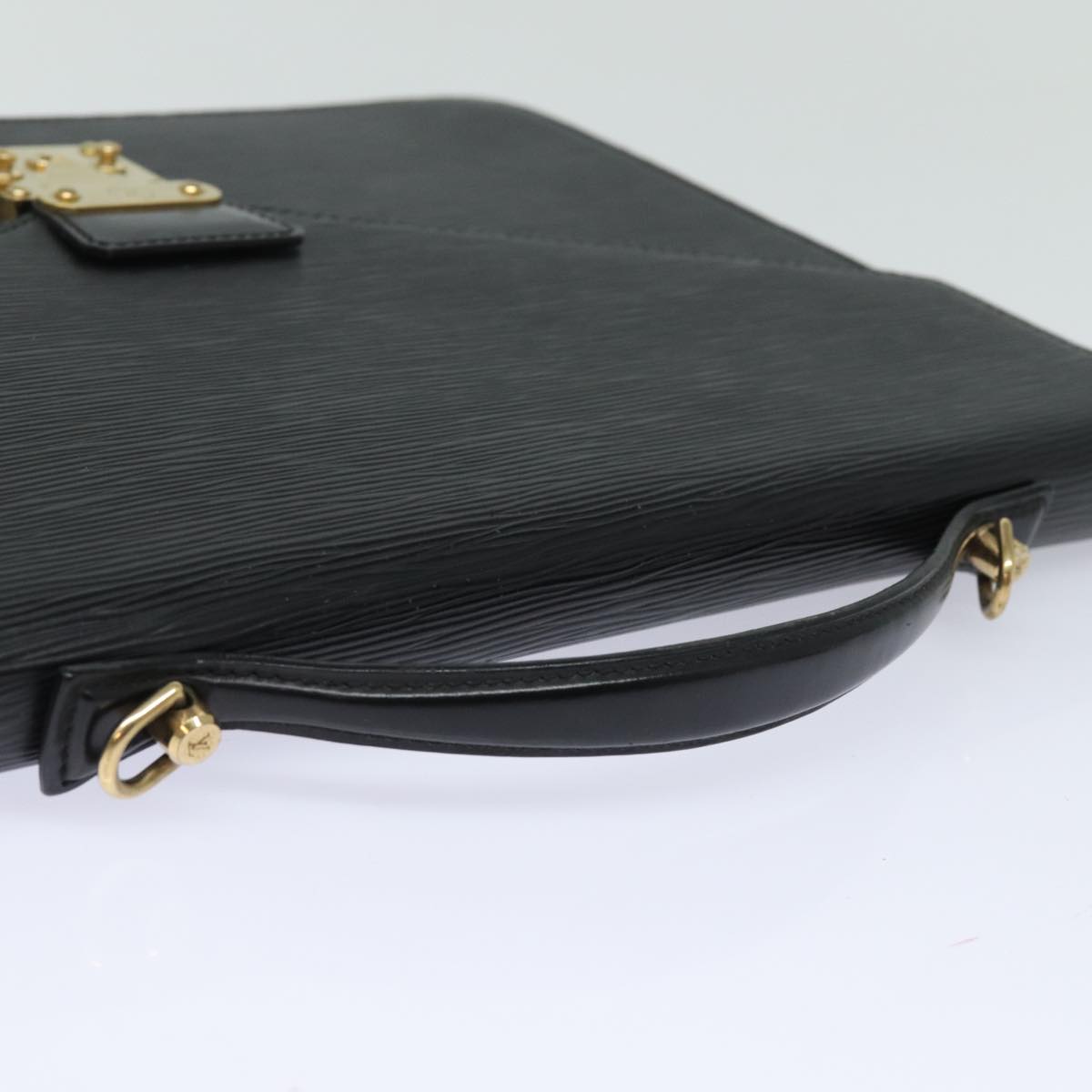 Louis Vuitton Porte Documents Leather Briefcase Bag