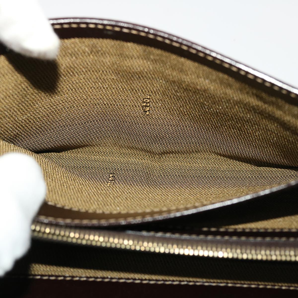 FENDI Zucca Canvas Long Wallet Black Brown 2309-30851/088 ac2046