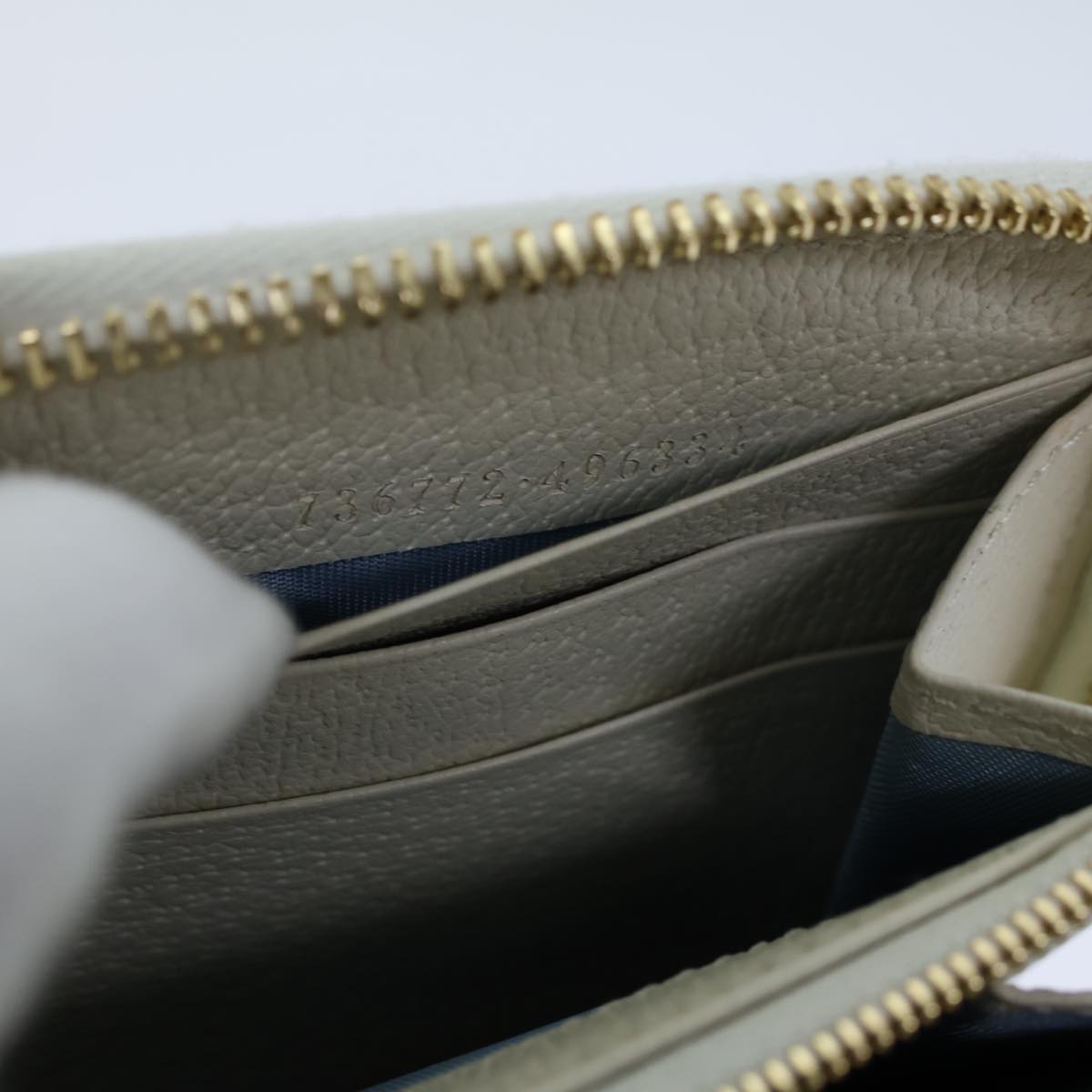 GUCCI GG Supreme Animal Long Wallet PVC Beige 736772 ac2977A