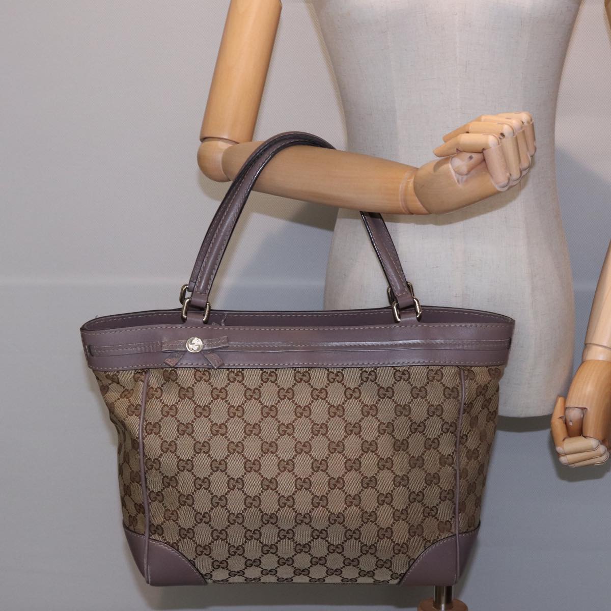GUCCI GG Canvas Tote Bag Beige 257061 ac3097