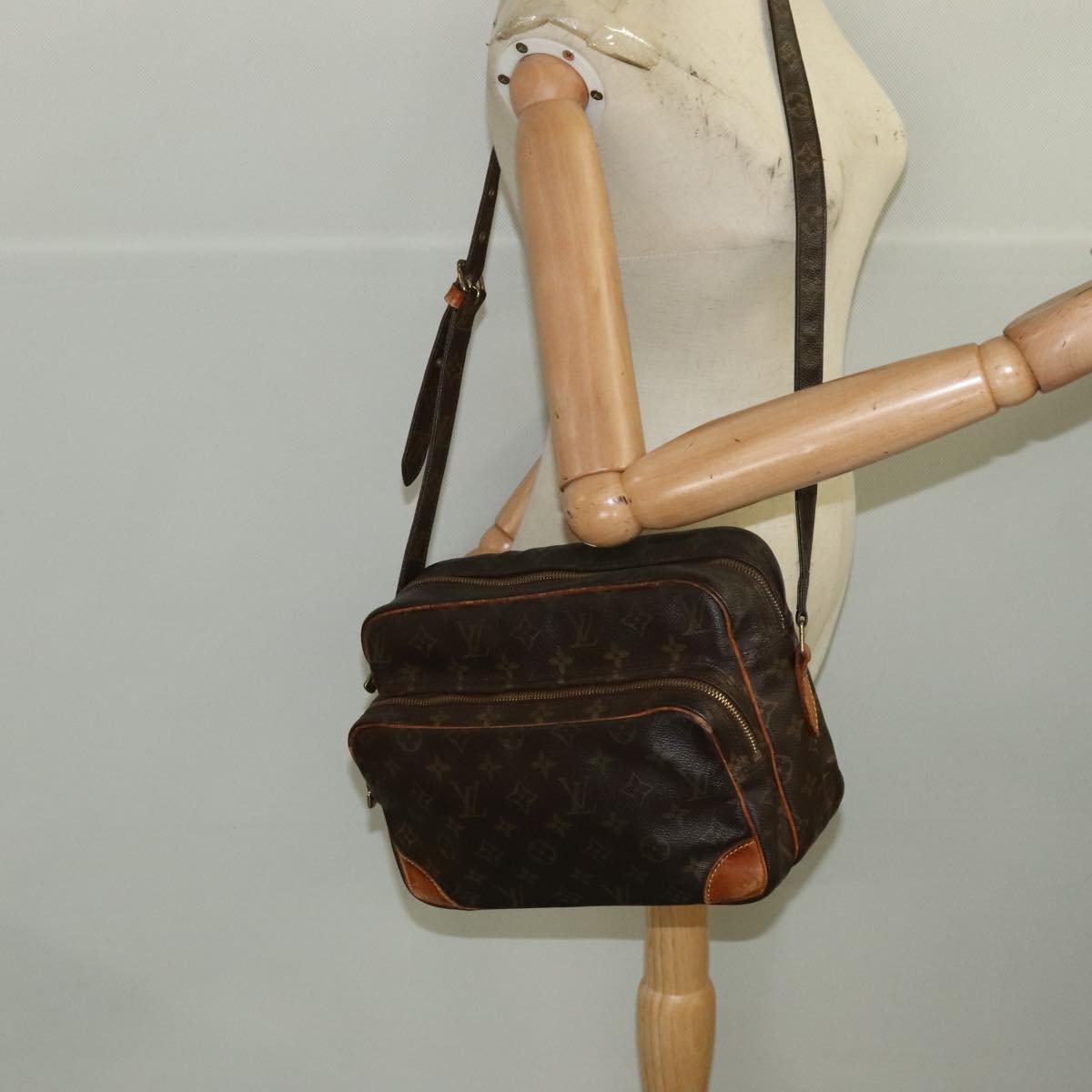 LOUIS VUITTON Monogram Nile Shoulder Bag M45244 LV ac3466