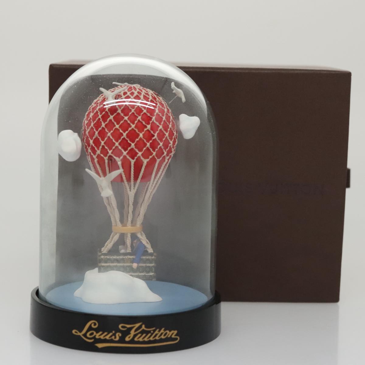 LOUIS VUITTON Snow Globe Balloon VIP Only Clear Red LV ac3487