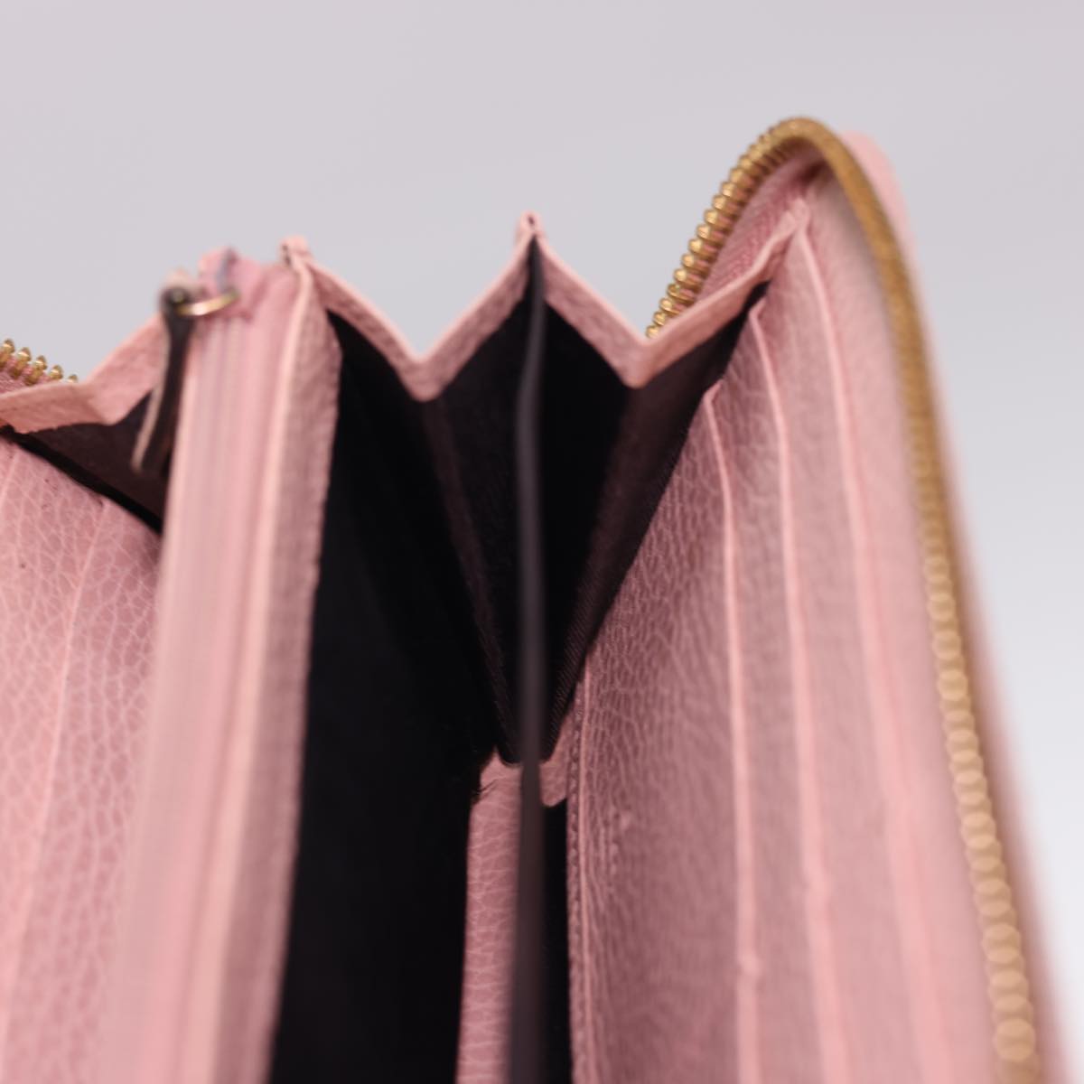 GUCCI Long Wallet Leather Pink 496334 am4210
