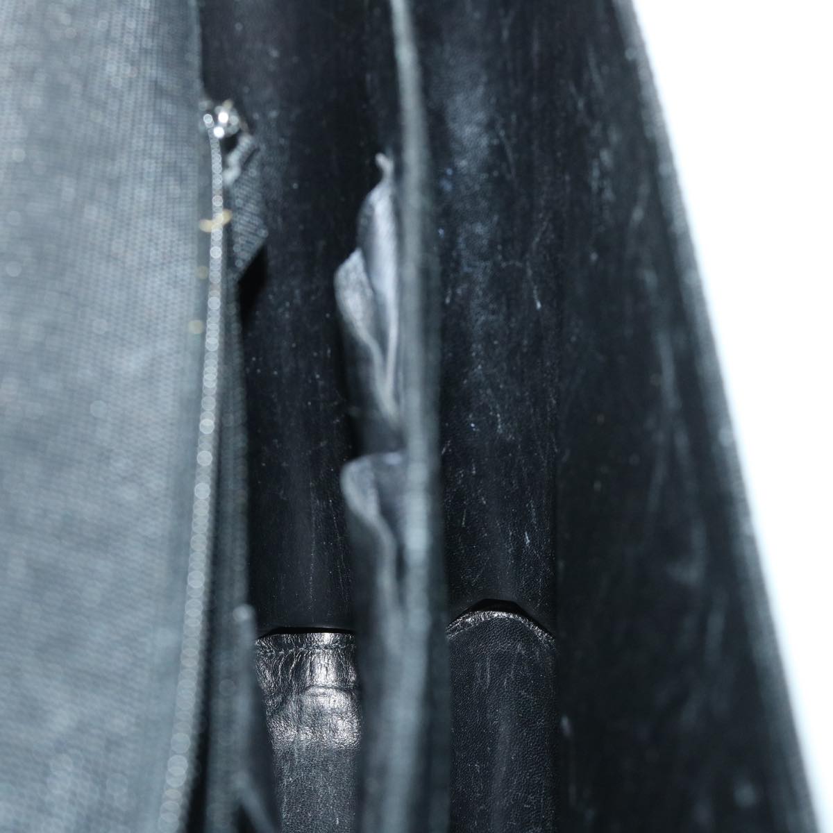 GUCCI Briefcase Leather Black am4997