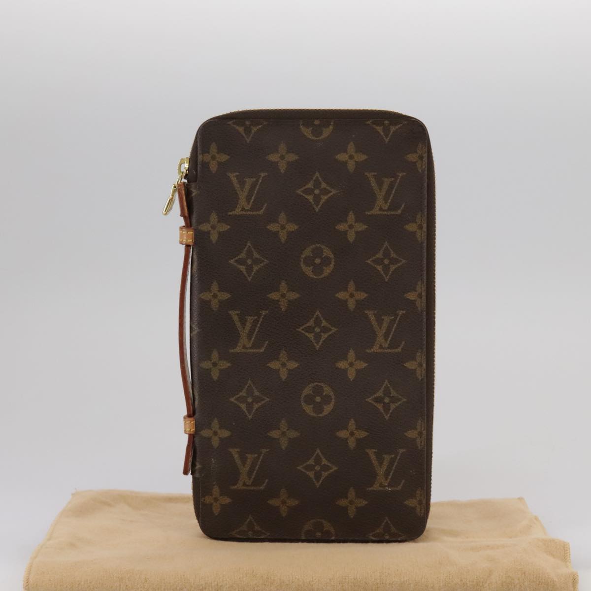 LOUIS VUITTON Monogram Organizer De Voyage Travel Case M60120 LV am7397