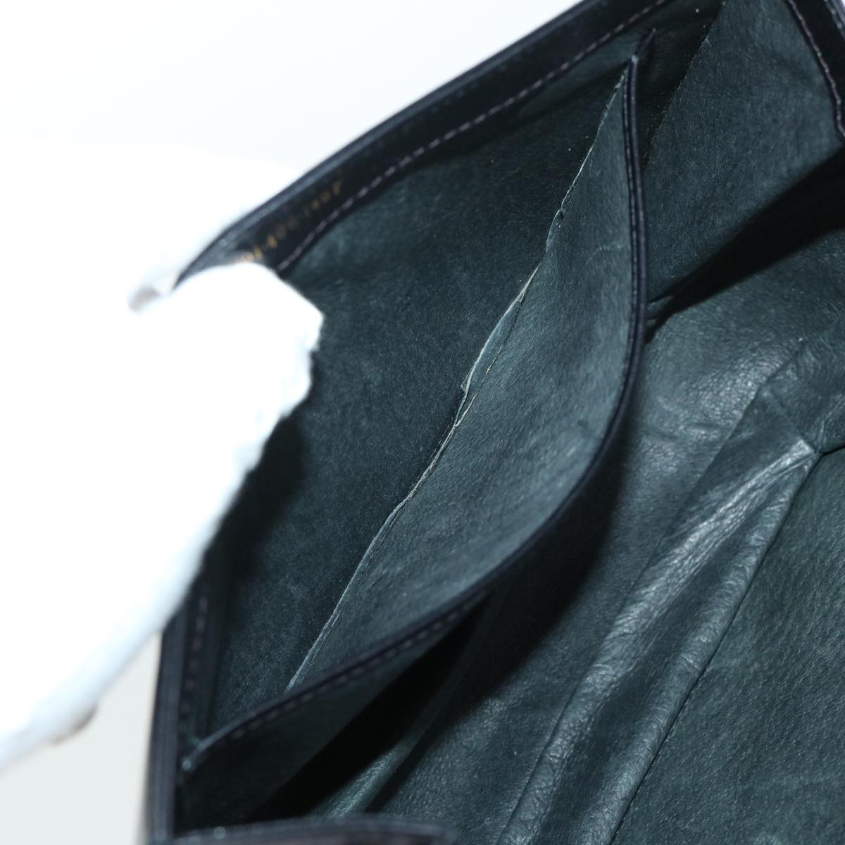 GUCCI Hand Bag Leather Black ar10018B