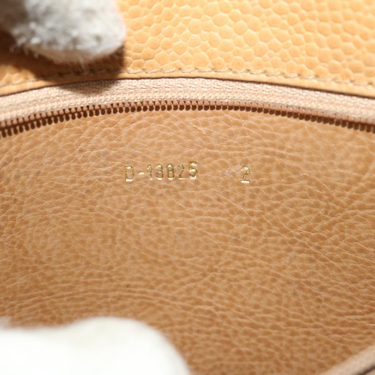 GUCCI Fendi Shoulder Bag Leather 2Set Beige Navy ar10061B