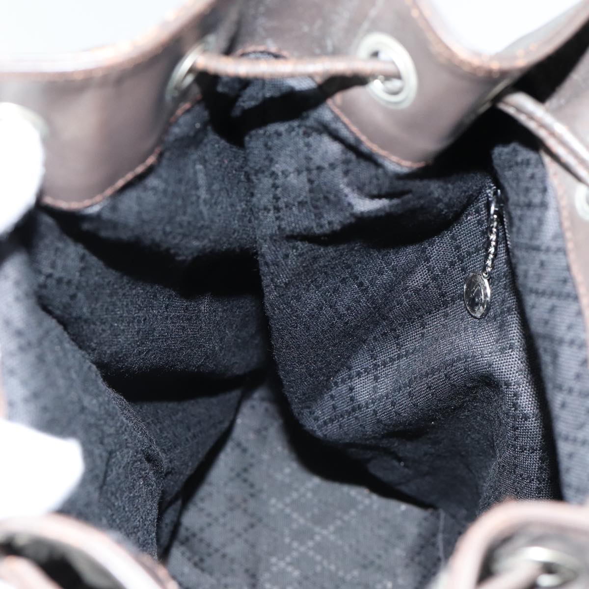 GUCCI Bamboo Backpack Nylon Brown ar12220