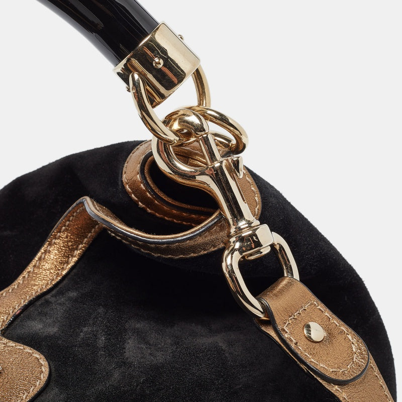 Gucci Hysteria Embossed Suede Large Indy Hobo