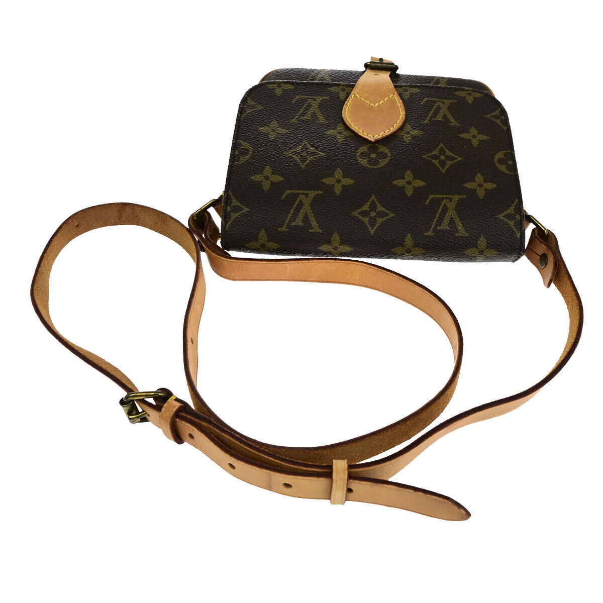 Louis Vuitton Cartouchiere Canvas Shoulder Bag