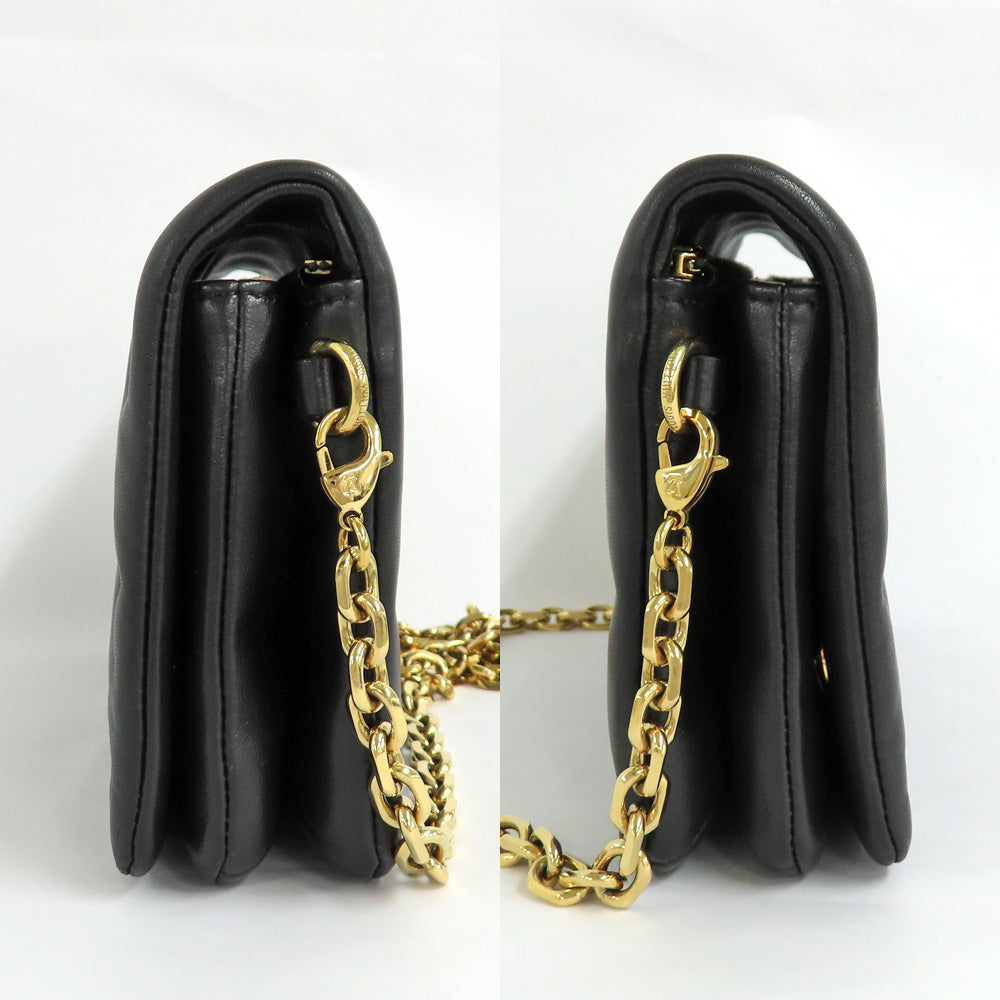 Louis Vuitton M80742 Monogram Embos Chain Shoulder Bag 2WAY Backpack Noir Black G Lambskin