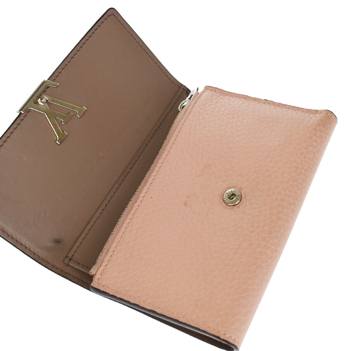 Louis Vuitton Portefeuille Capucines Leather Wallet ()