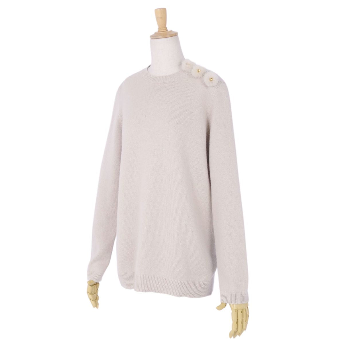 Louis Vuitton Long Sleeve Long Sleeve Long Sleeve Tops M Beige Nitted