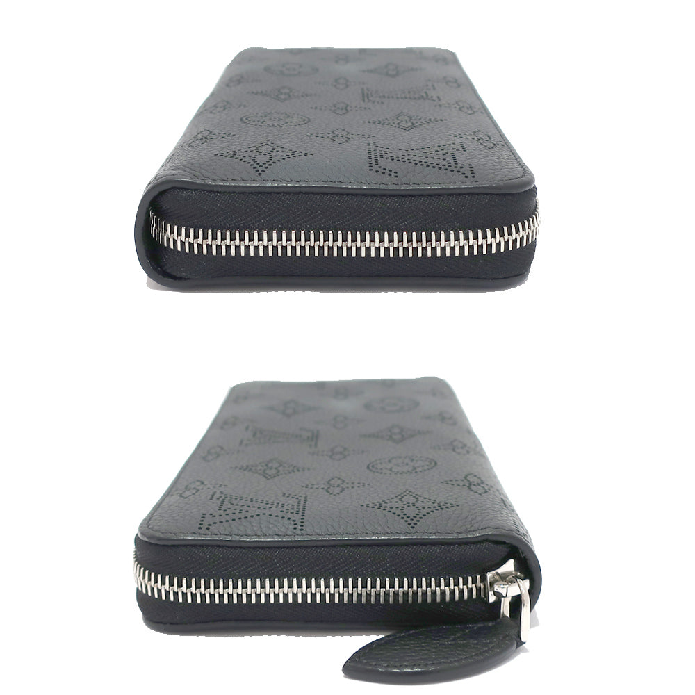 Louis Vuitton Zippie Wallet M61867 Black Silver Wallet Long Wallet Women Box Bag