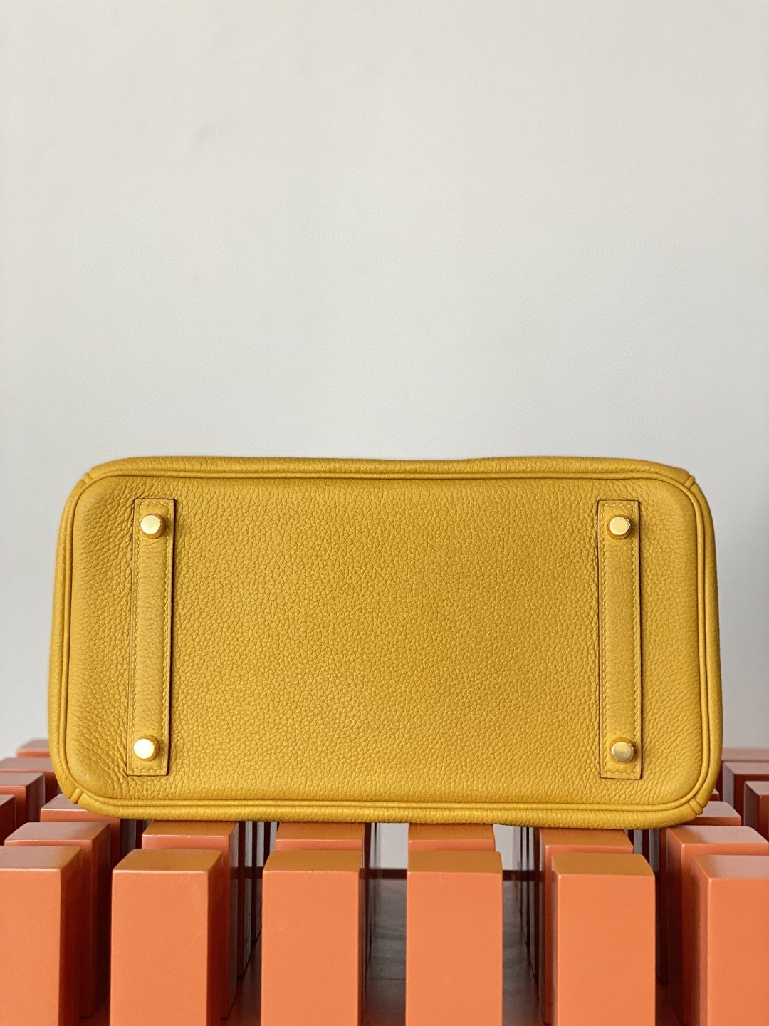 GLAMI Birkin Nata Swift Yellow For Women Gold Toned Hardware 10in/25cm