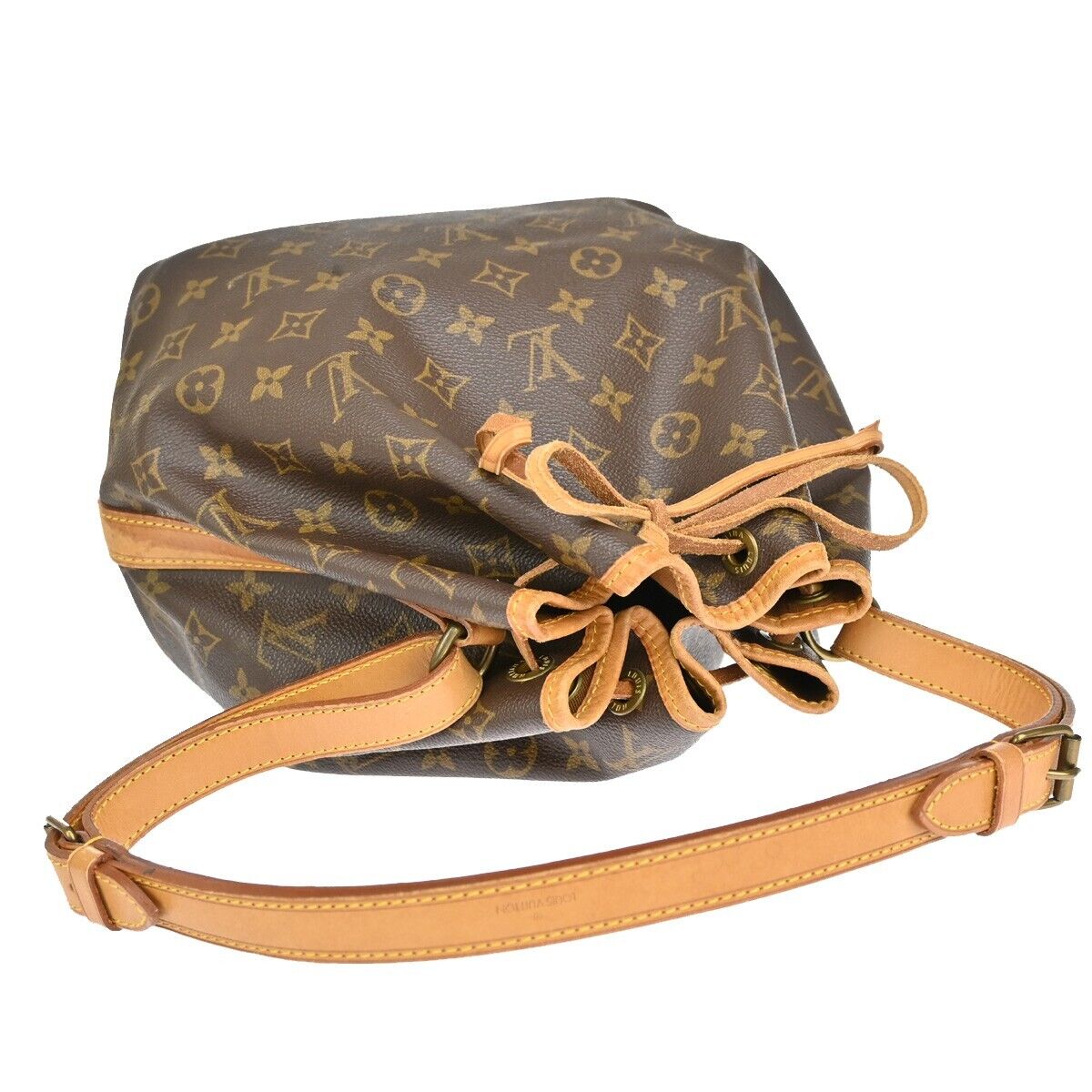 Louis Vuitton Petit Noé Canvas Shoulder Bag ()