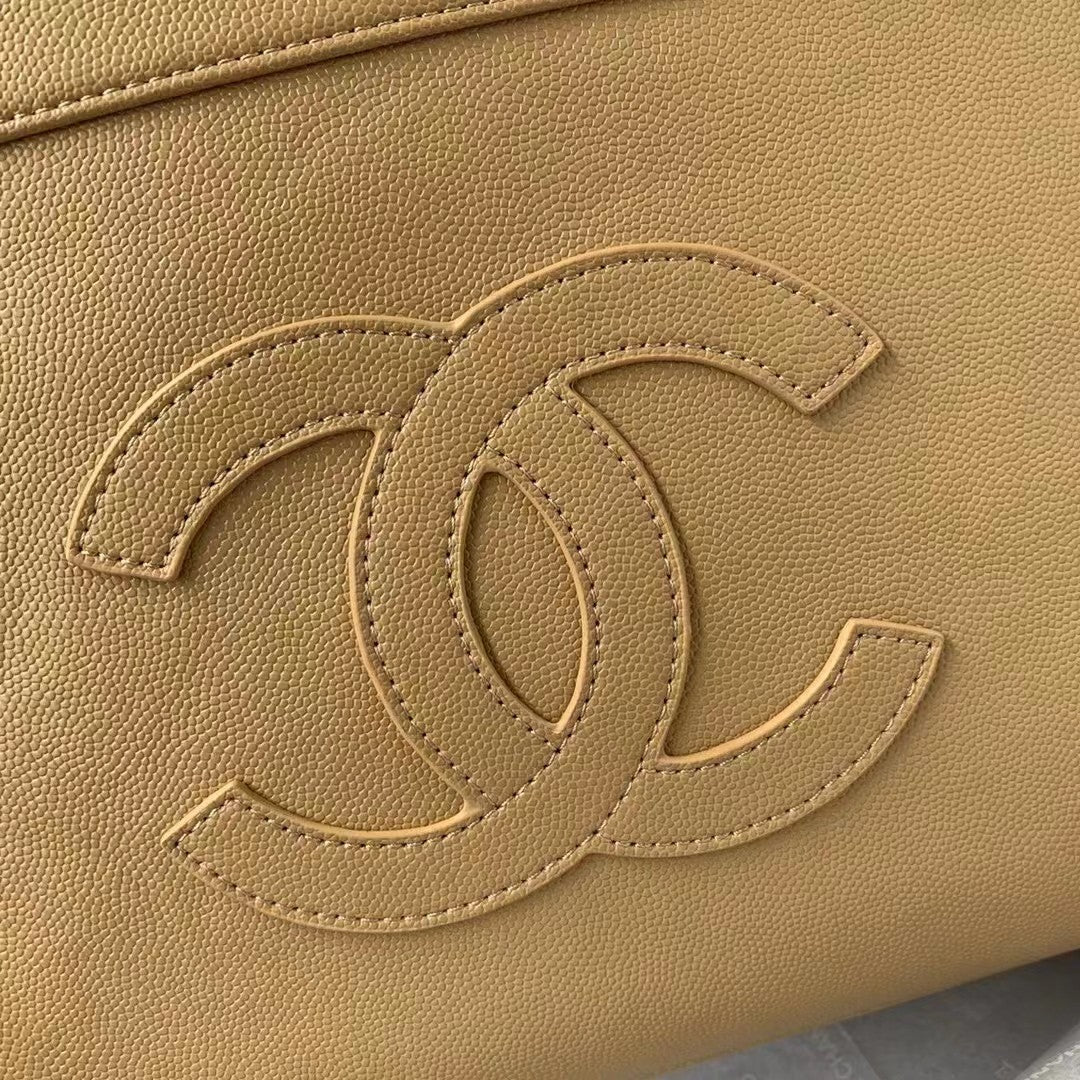 CHLVintage CHLOpen Tote Caviar East West Beige For Women Bags 14.5in/36.9cm