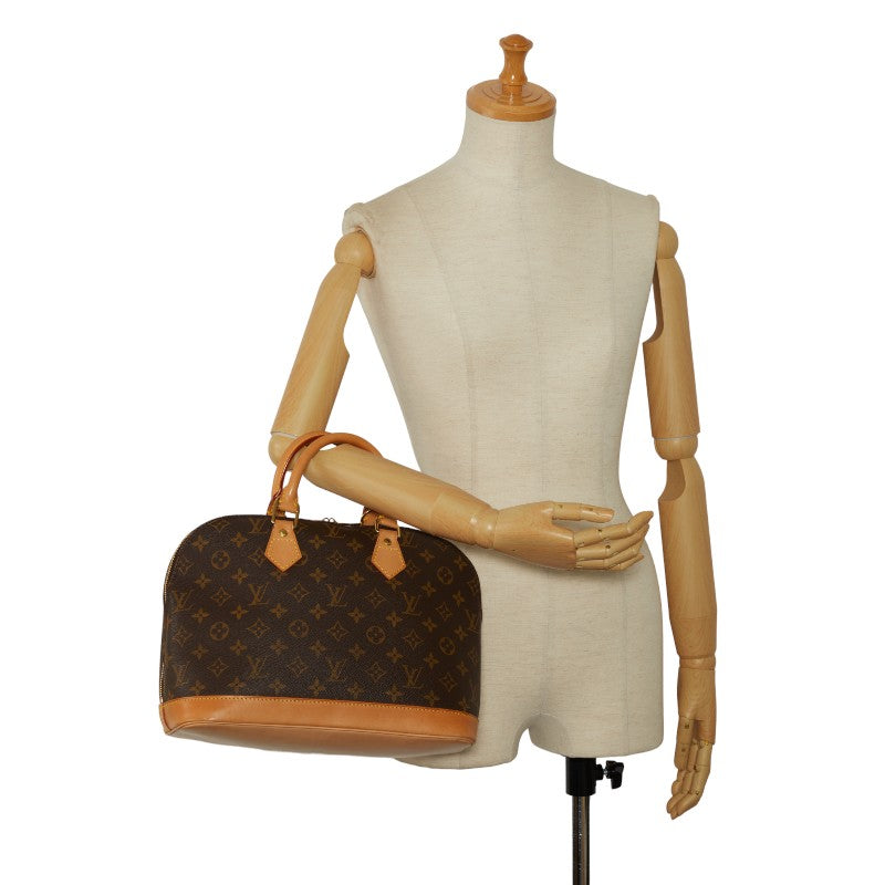 Louis Vuitton Monogram M53151 Handbag PVC/Leather Brown