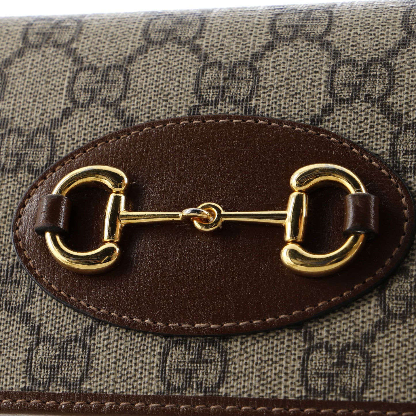 Horsebit 1955 Chain Wallet GG Coated Canvas