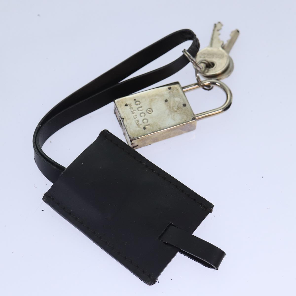 GUCCI GG Canvas Vanity Hand Bag Black Silver 013 0081 bs16857